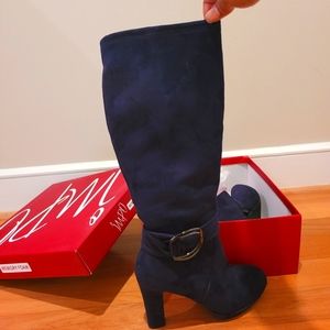 Impo Midnight Blue Tall Boots Size 8